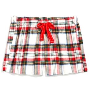Old Navy || Size L Midrise Flannel Plaid Cotton Pajamas Sleep Shorts